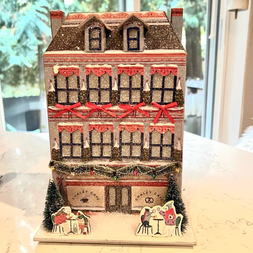 George & Viv Holiday Light-up Village- Chalet Café
